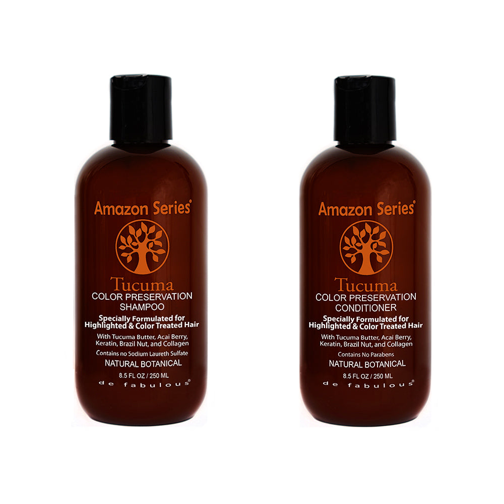 Amazon Series Tucuma Color Preservation Shampoo and Conditioner Set 8.5 fl oz
