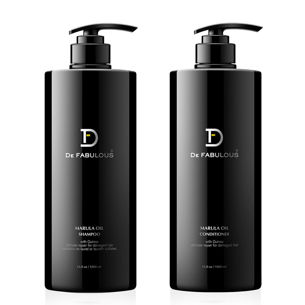 De Fabulous Marula Oil Shampoo and Conditioner Set 33.8 fl oz