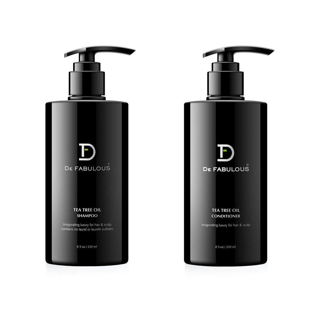 De Fabulous Tea Tree Oil Shampoo and Conditioner Set 8.5 fl oz